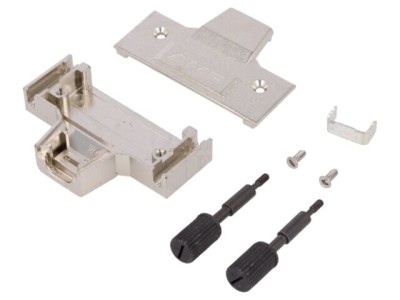 Carcasă mufă 50 pini ecranată TE Connectivity oțel șuruburi drept foto