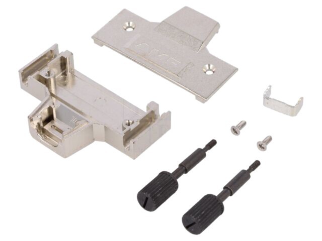 Carcasă mufă 50 pini ecranată TE Connectivity oțel șuruburi drept