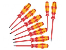 Kit șurubelnițe izolate 1000V VDE 9 buc.