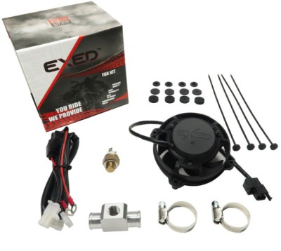 Kit ventilator cu termostat si sistem montare universal pentru toate tipurile de motociclete foto