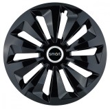 Cumpara ieftin Set 4 capace roti Fox negru R16 pentru gama auto Smart, Autohelix MSA