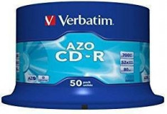 Mediu optic Verbatim BLANK CD-R AZO 52X 700MB 50 bucati foto