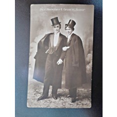 Carte postala, V. Maximilian si G. Carussi in Suzana, inceput de secol XX