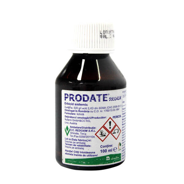 Prodate Redox 100 ml, erbicid sistemic postemergent porumb/ grau, Nufarm, buruieni dicotiledonate anuale si perene