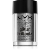 NYX Professional Makeup Face &amp; Body Glitter Brillants sclipici pentru față și corp culoare 10 Silver 2.5 g