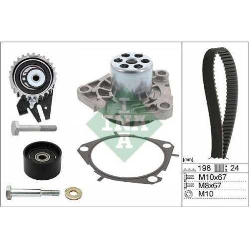 Kit distributie + Pompa apa Alfa Romeo 147 (937), 156 (932), 156 Sportwagon (932), Gt (937); Fiat Stilo (192), Stilo Multi Estate (192), 1.9 JTD 16V