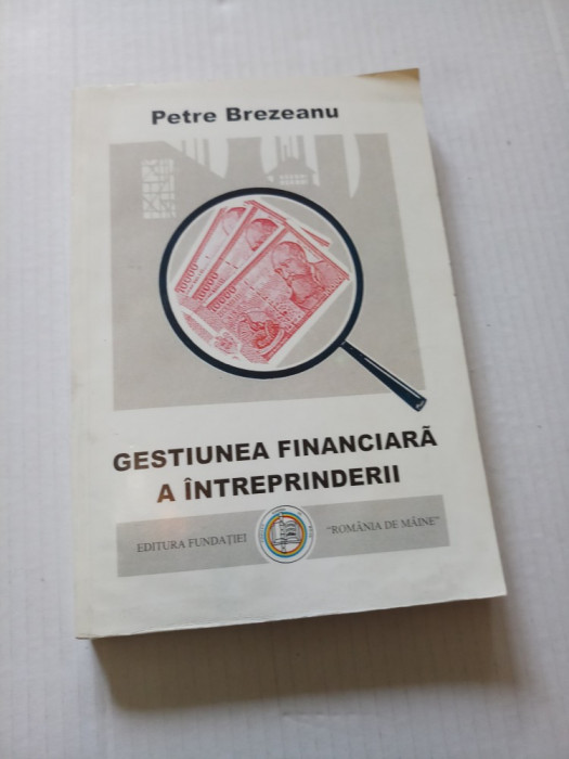 Gestiunea financiara a intreprinderii - Petre Brezeanu