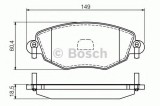 Set placute frana,frana disc FORD MONDEO III Combi (BWY) (2000 - 2007) BOSCH 0 986 494 026