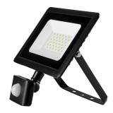 Proiector LED exterior 30W cu senzor de miscare, IP65, 2400 lm