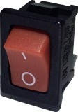 Intr CR 19.4x13mm OFF-ON 10A 250Vac rosu