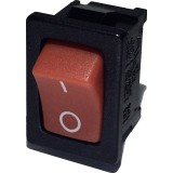 Intr CR 19.4x13mm OFF-ON 10A 250Vac rosu