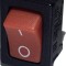 Intr CR 19.4x13mm OFF-ON 10A 250Vac rosu