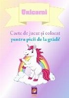 Cărţi de jucat şi colorat pentru picii de la grădi! : Unicorni foto