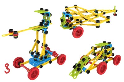 Set de construit vehicule, TechnoK, 6 modele, 139 de piese foto