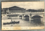 AD 498 C. P. VECHE -PARIS -LE PONT DE LA CONCORDE ET LA CHAMBRE DES ... -FRANTA, Circulata, Printata