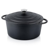 Cratita fonta cu capac 26cm, 5lit Handy KitchenServ