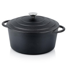 Cratita fonta cu capac 26cm, 5lit Handy KitchenServ