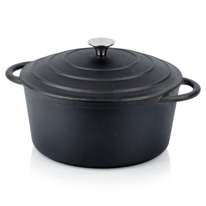 Cratita fonta cu capac 26cm, 5lit Handy KitchenServ