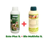 Antiparazitar extern pentru pasari Herba-Top Ecto-Plus 1 L + Complex vitamine si minerale pentru pasari Bio Multivita, 1 Litru