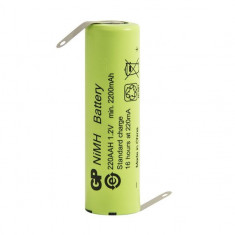 Acumulator industrial GP Ni-MH AA R6 13.9x48 mm 1.2V 2200mAh cu lamele sudate