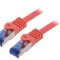 Patch Cord S/FTP Cat 6a LSZH Roșu 10m