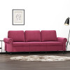 Canapea cu 3 locuri, rosu vin, 180 cm, material catifea GartenMobel Dekor, vidaXL