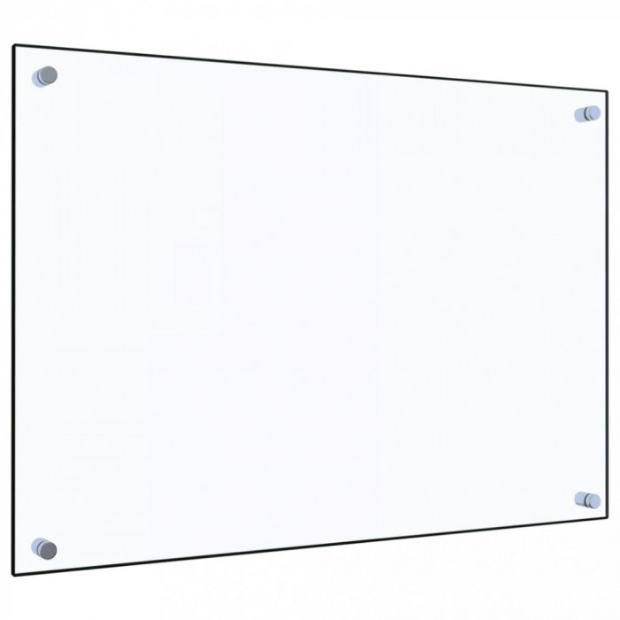 Panou antistropi bucătărie transparent 70x50 cm sticlă securiz.