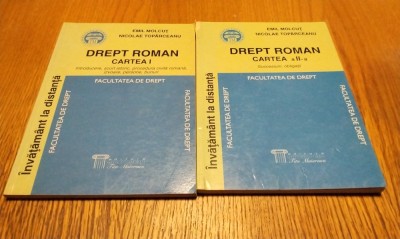 DREPTUL ROMAN - Cartea I + II - Emil Molcut, Nicolae Toparceanu - 2002 foto