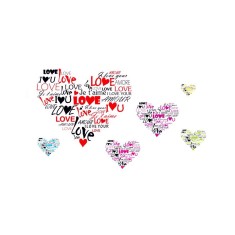 Sticker decorativ, Love, 120 cm, 704STK