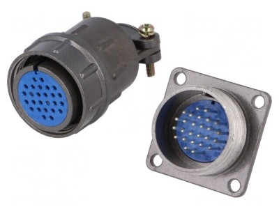 Conector Circular Soclu Mufă 26 PIN 5A foto