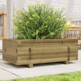 vidaXL Jardinieră de grădină, 70x40x26,5 cm, lemn de pin impregnat