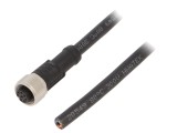 Cablu M12 PIN: 8 drept 2m - 30VAC 2A