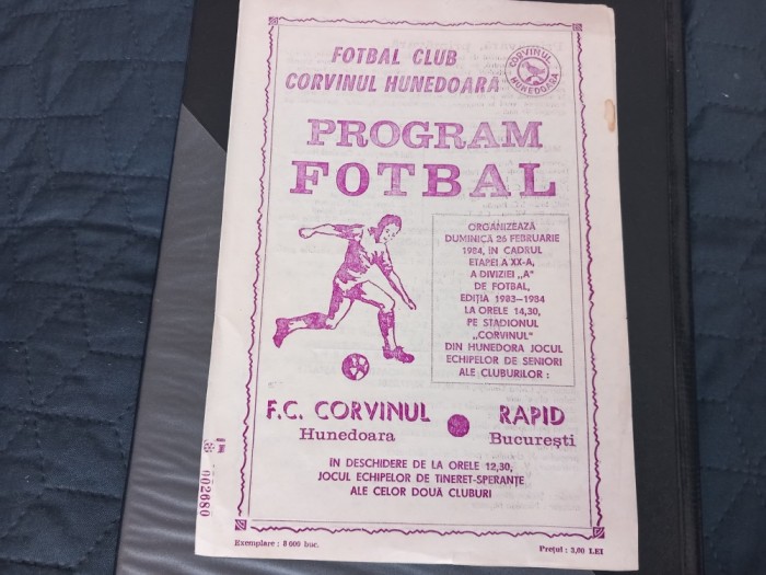 Program Corvinul Hd. - Rapid