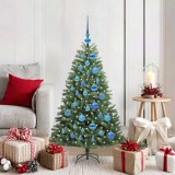 VidaXL Brad de Crăciun artificial cu ramuri articulare Verde 120 cm 3395476