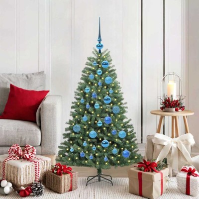 vidaXL Brad de Crăciun artificial cu ramuri articulare Verde 120 cm 3395476 foto