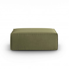 Taburet, Mackay, Cosmopolitan Design, 100x69x40 cm, catifea, verde deschis