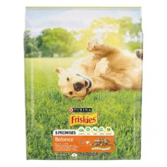 Friskies Adult Balance, hrana uscata pentru caini, Pui si Legume,2.4 kg