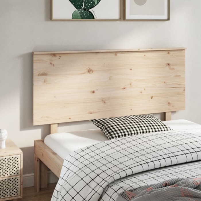 vidaXL Tăblie de pat, 144x6x82,5 cm, lemn masiv de pin 819170