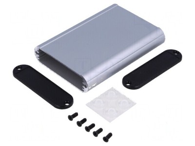Carcasă aluminiu gri 1455 X 72mm Y 100mm Z 19mm cu panou foto