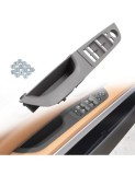 Panou / maner portiera sofer, cu oglinzi rabatabile pentru BMW Seria 3 E90/E91, gri, 37,5 cm