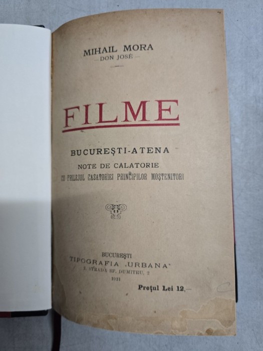 Filme - Mihail Mora