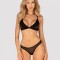Set Latinesa Obsessive, Negru, XS/S