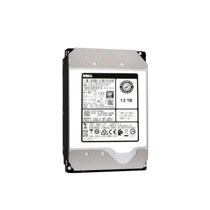 Hard Disk Dell HUH721212AL5200 12TB SAS 12Gbps, 3.5 inci, 7.2K RPM, 256MB Cache