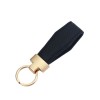 Breloc Piele Neagra Inel OEM - Breloc Barbati/Femei - Accesoriu Moda Premium, Uz Zilnic