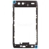 Capac mijloc Motorola XT910 Droid RAZR, carcasa mijlocie piesa de schimb neagra BACKC