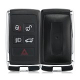 Carcasa Cheie pentru Jaguar - 5 Butoane - Keyless Go, kwmobile, Plastic, Negru, 57037.01