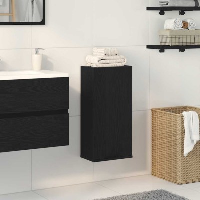 vidaXL Dulap montat pe perete, stejar negru, 32x20x67cm lemn prelucrat 862095 foto