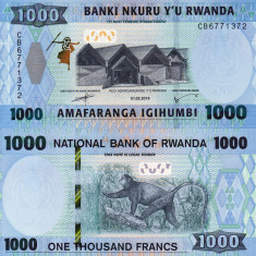 RWANDA 1.000 francs 2019 UNC!!!