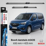Ștergătoare Opel Combo E Tour/Life K9 din 09.2018 | A543S &ndash; BOSCH