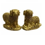 Oaie din rasina 2/set, 5 cm